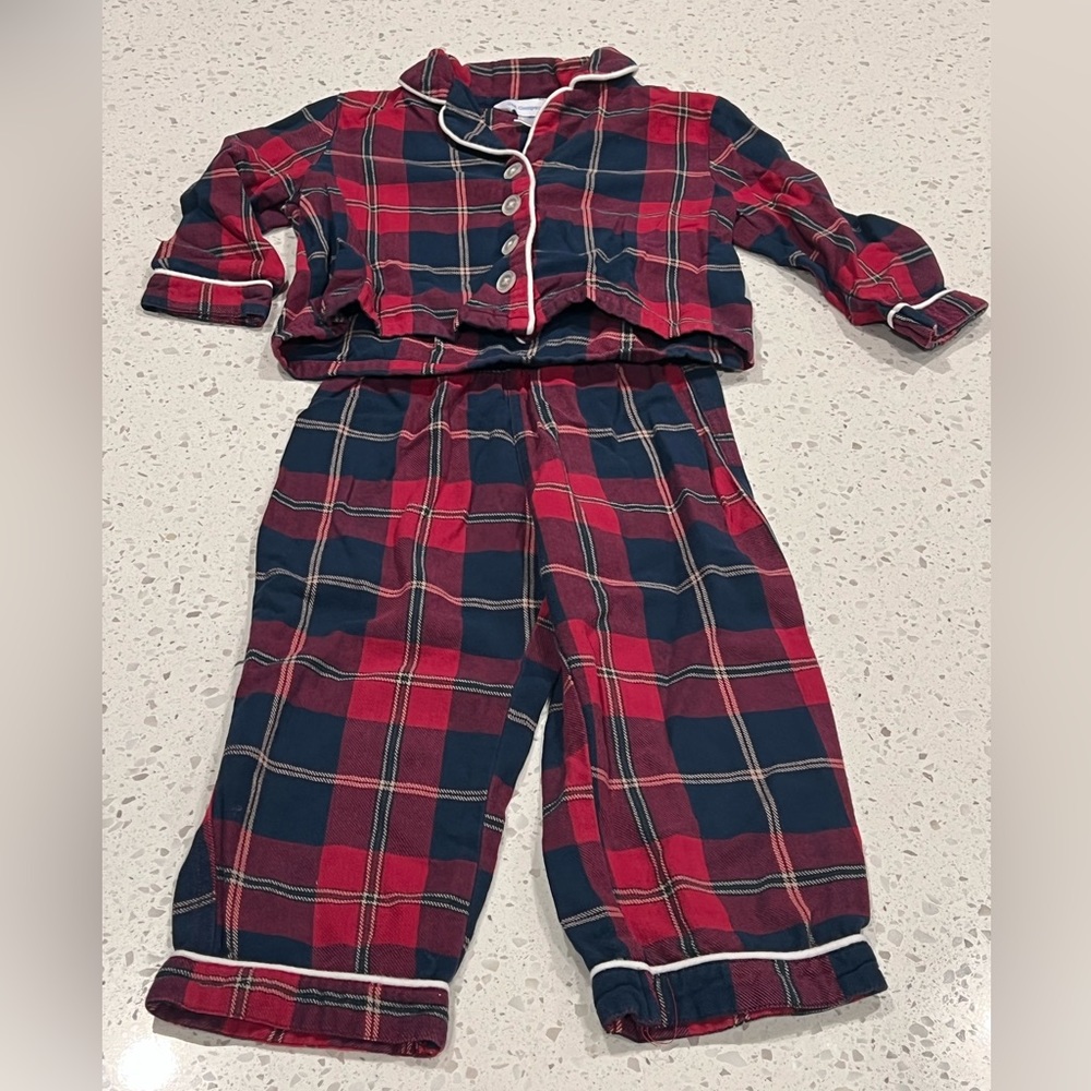 The Company Store Plaid 2pc Pajamas